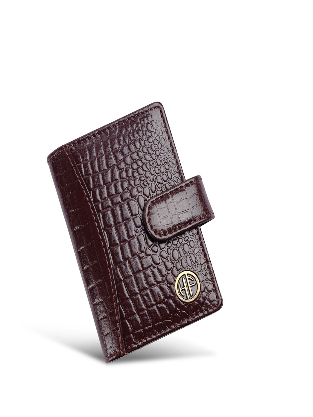 

HAMMONDS FLYCATCHER Unisex Textured Leather RFID Card Holder, Brown