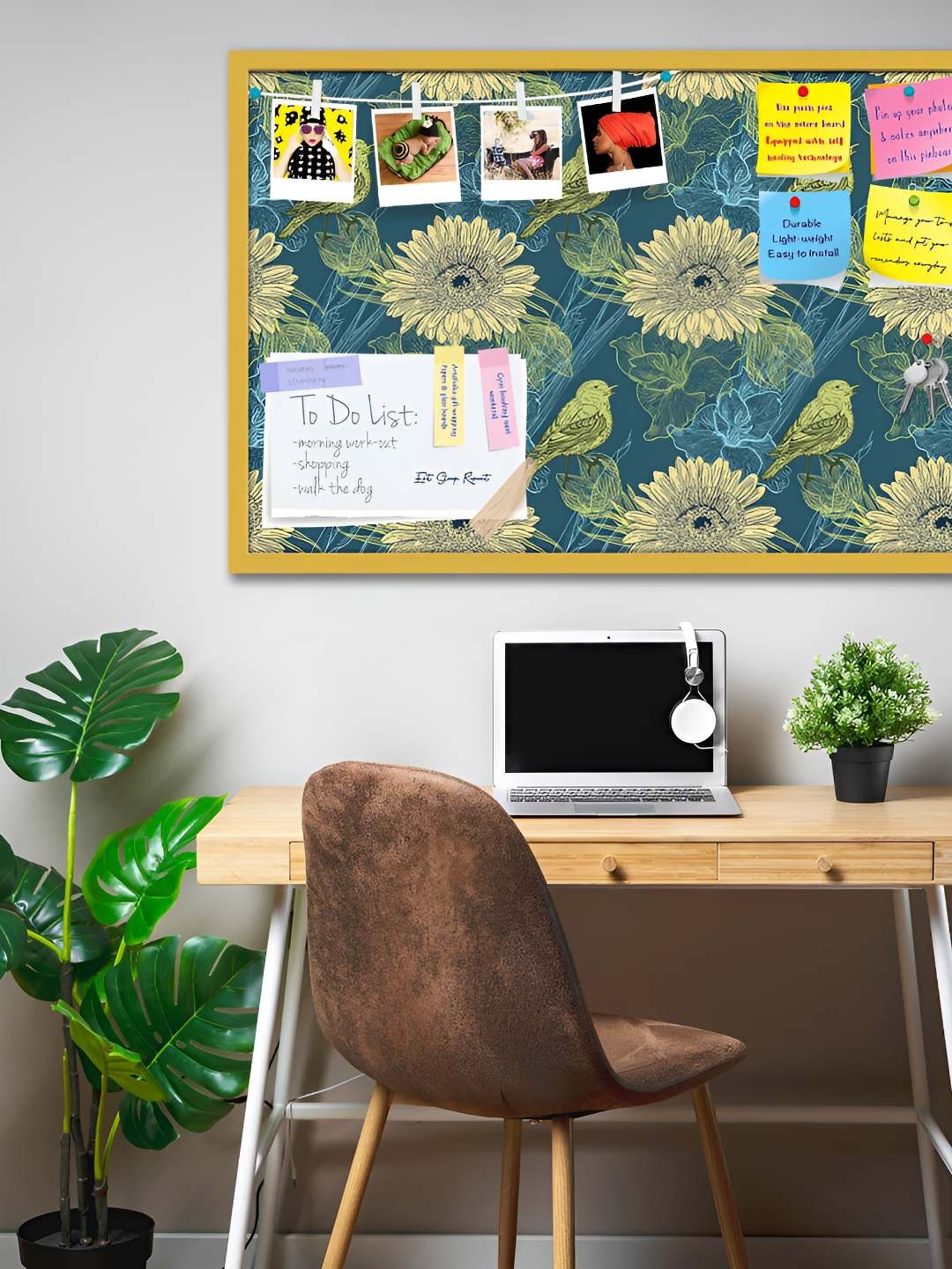 

ArtzFolio Wooden Notice Pin Board, Multi