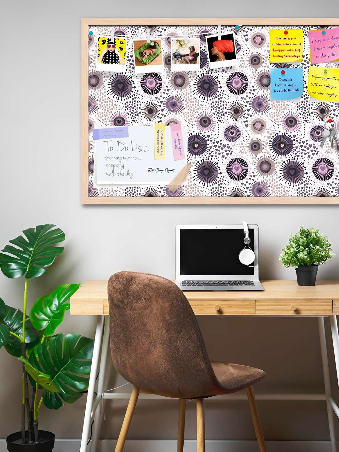 

ArtzFolio Wooden Notice Pin Board, Multi