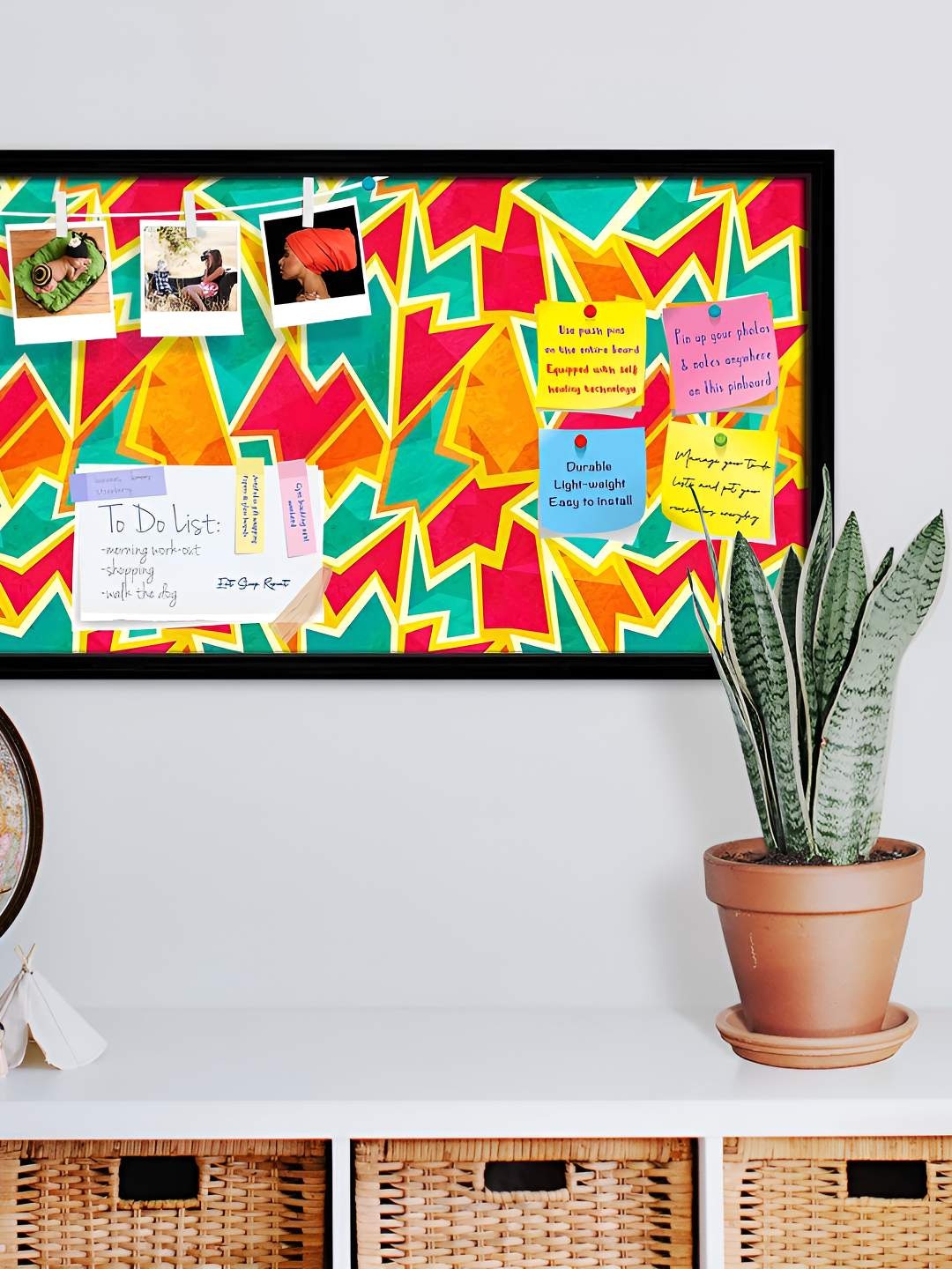

ArtzFolio Wooden Notice Pin Board, Multi