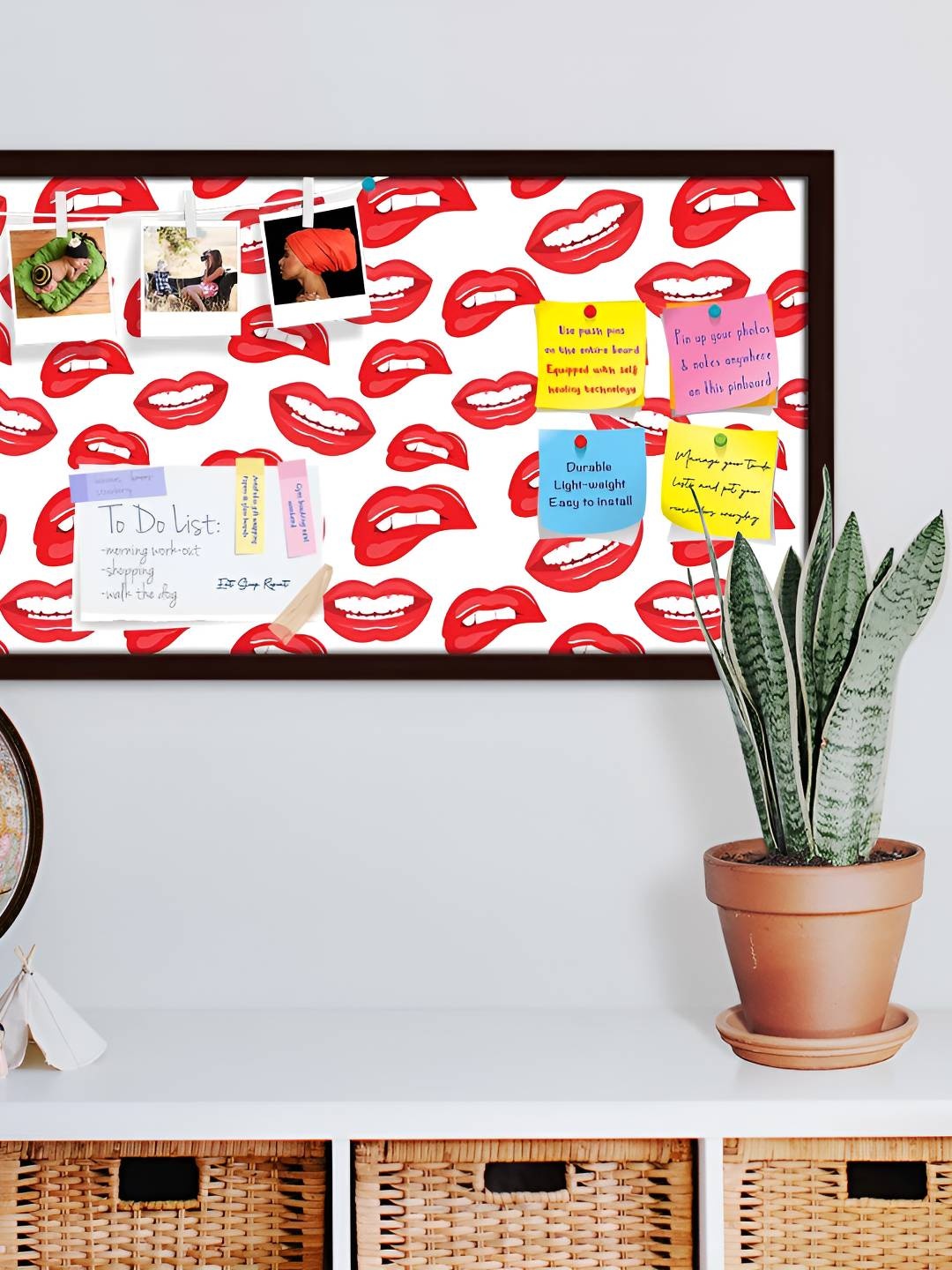 

ArtzFolio Wooden Notice Pin Board, Multi