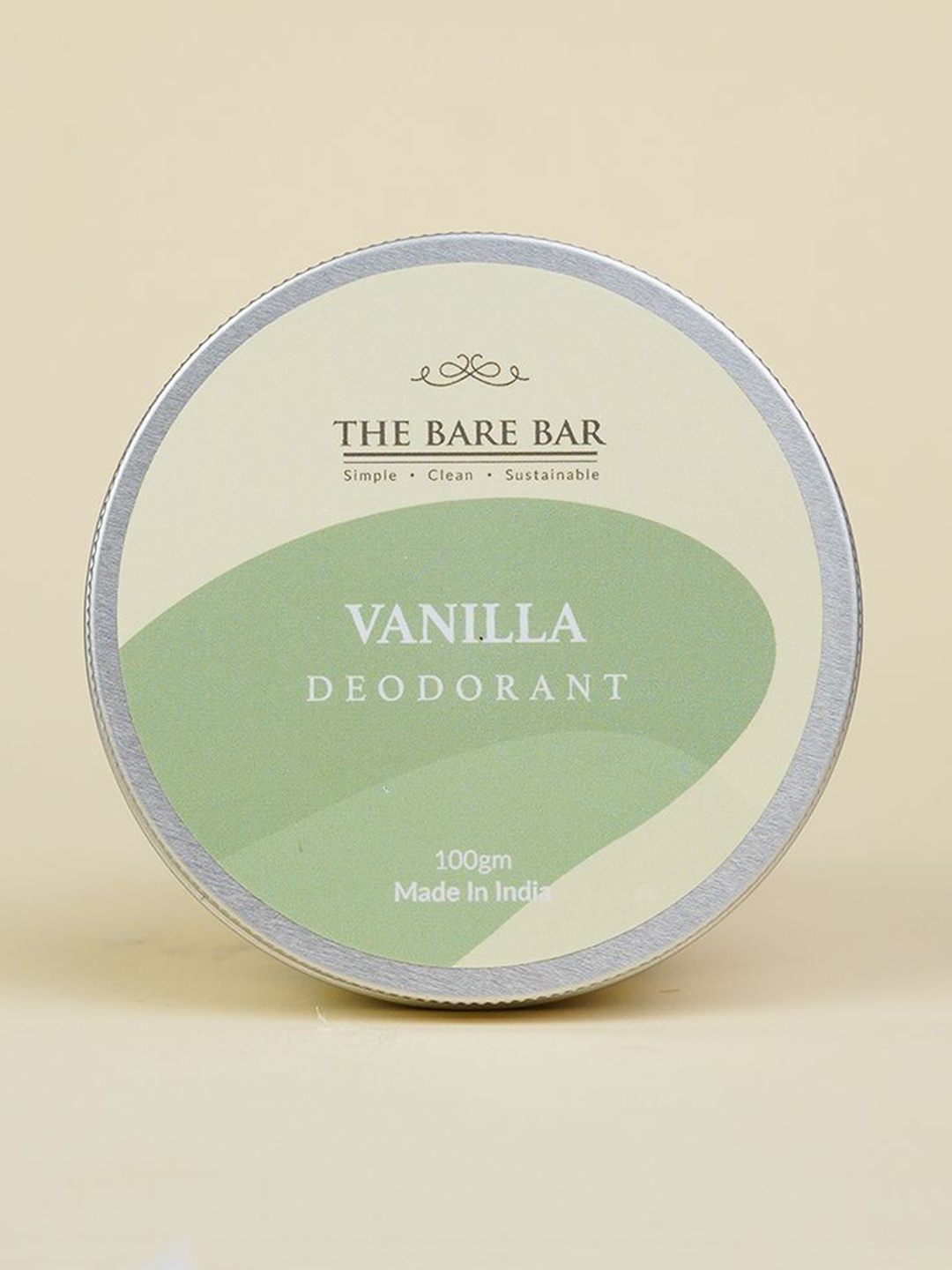 

The Bare Bar Vanilla Deodorant - 100 g, Cream