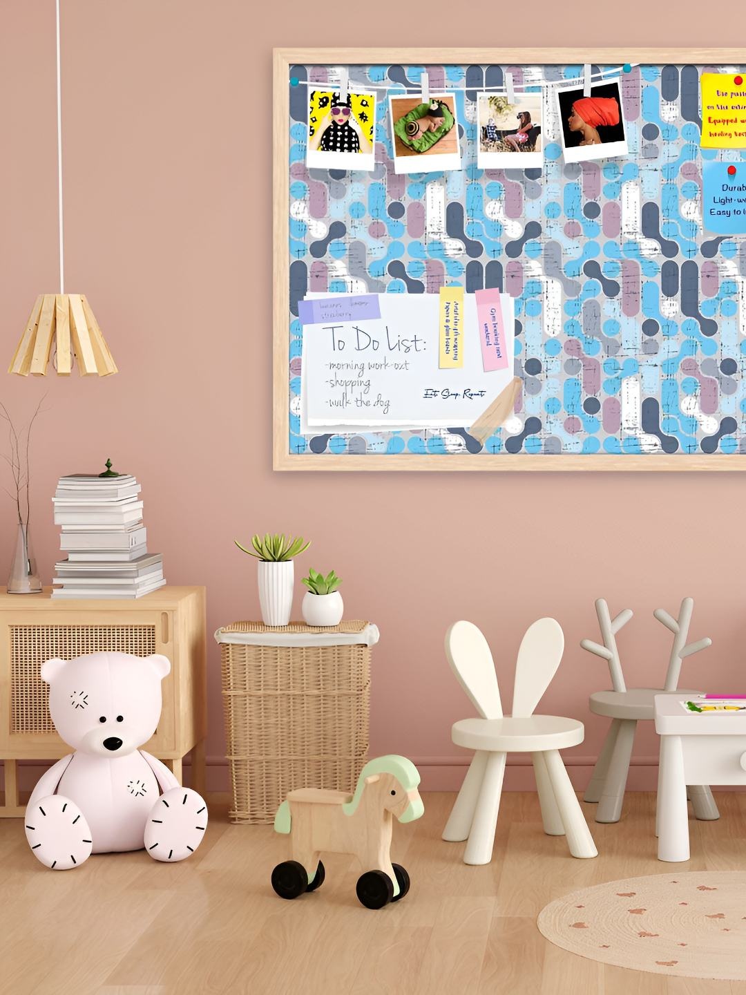 

ArtzFolio Wooden Notice Pin Board, Multi