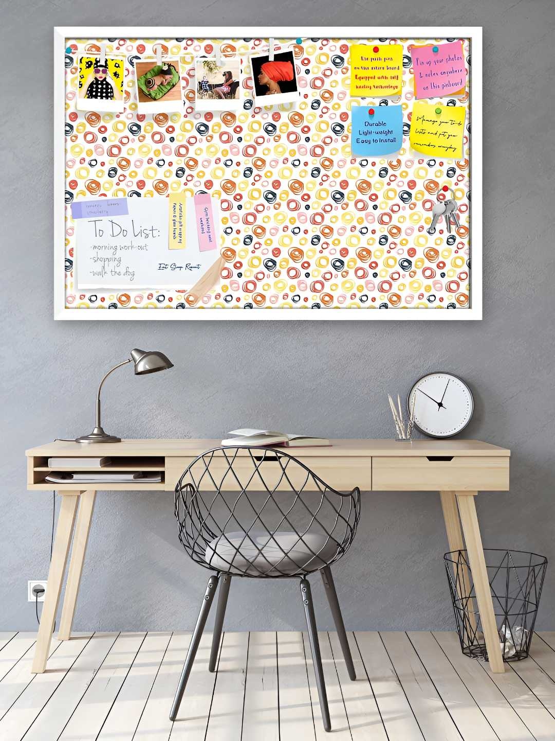 

ArtzFolio Wooden Notice Pin Board, Multi