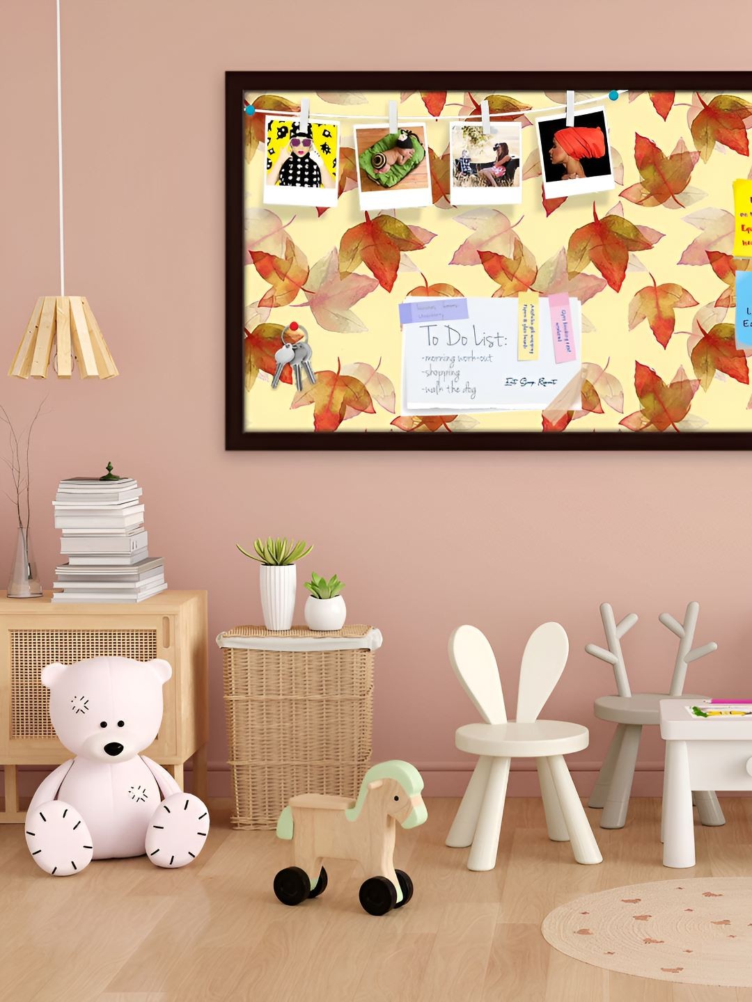 

ArtzFolio Wooden Notice Pin Board, Multi