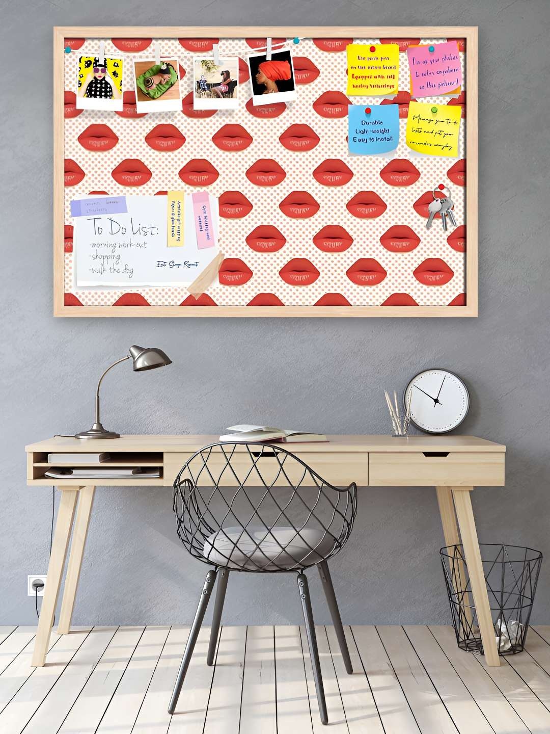 

ArtzFolio Wooden Notice Pin Board, Multi