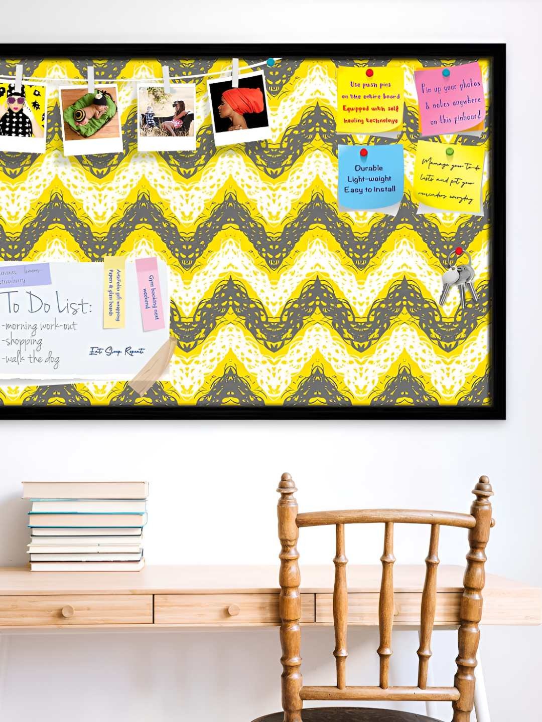 

ArtzFolio Wooden Notice Pin Board, Multi