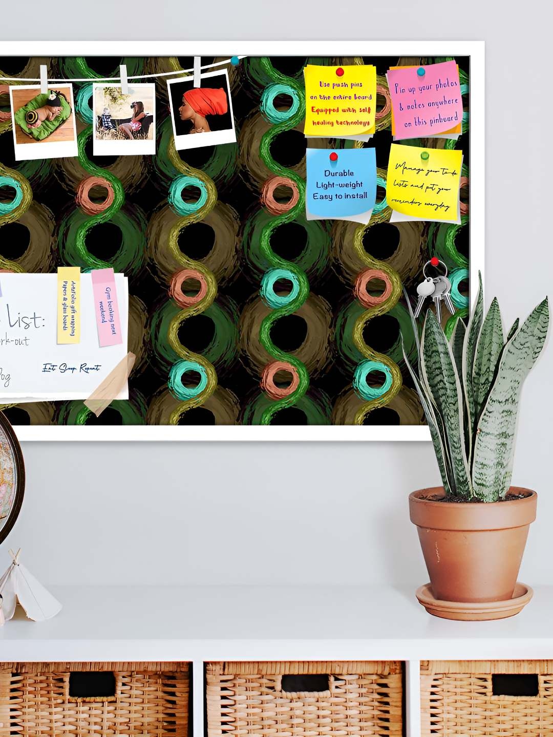 

ArtzFolio Wooden Notice Board, Multi