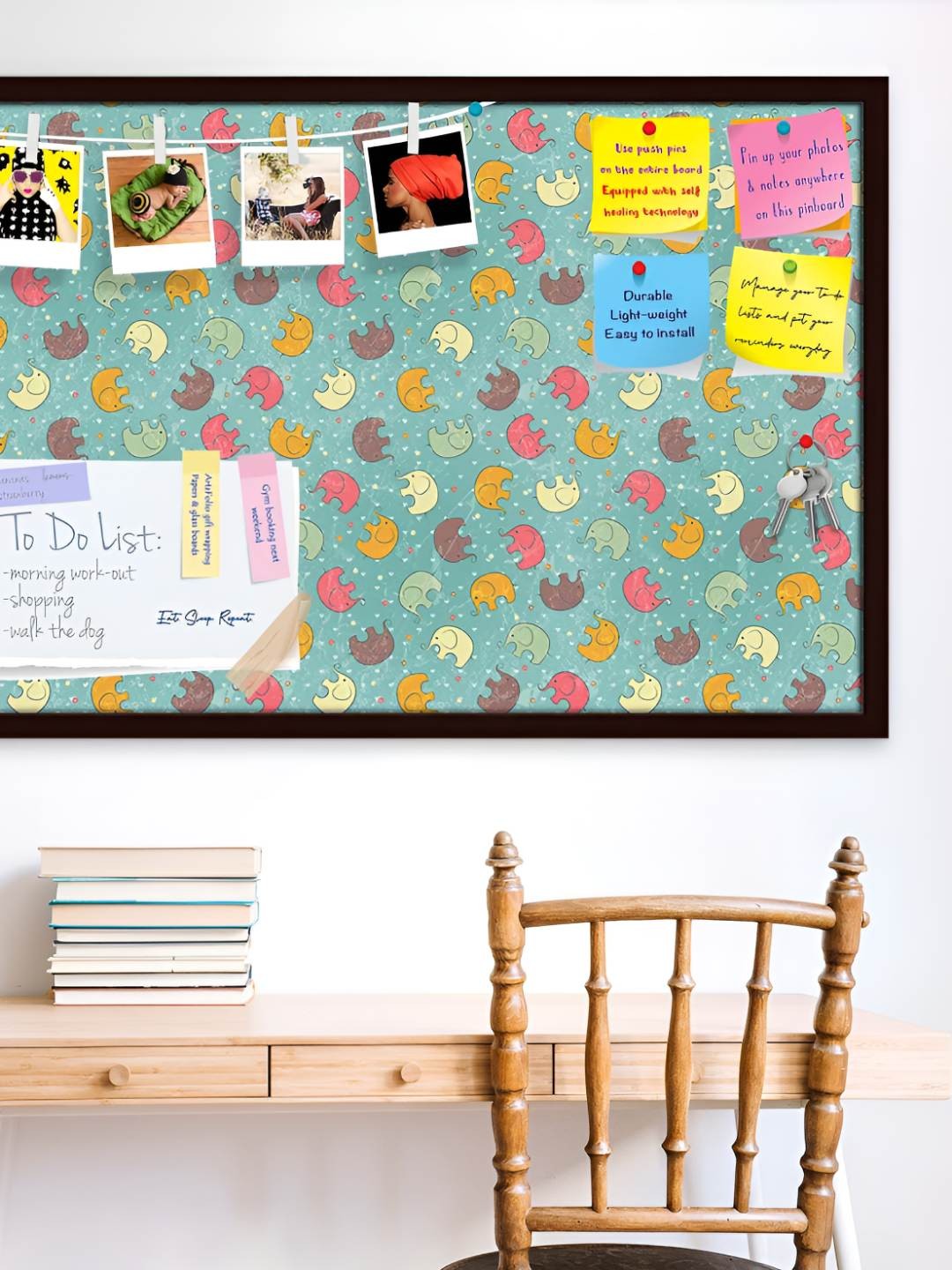 

ArtzFolio Wooden Notice Pin Board, Multi