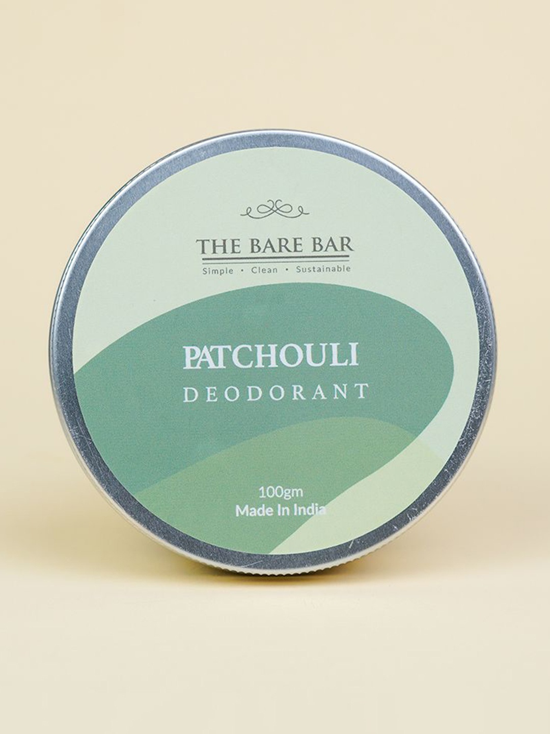 

The Bare Bar Patchouli Deodorant - 100 g, Cream