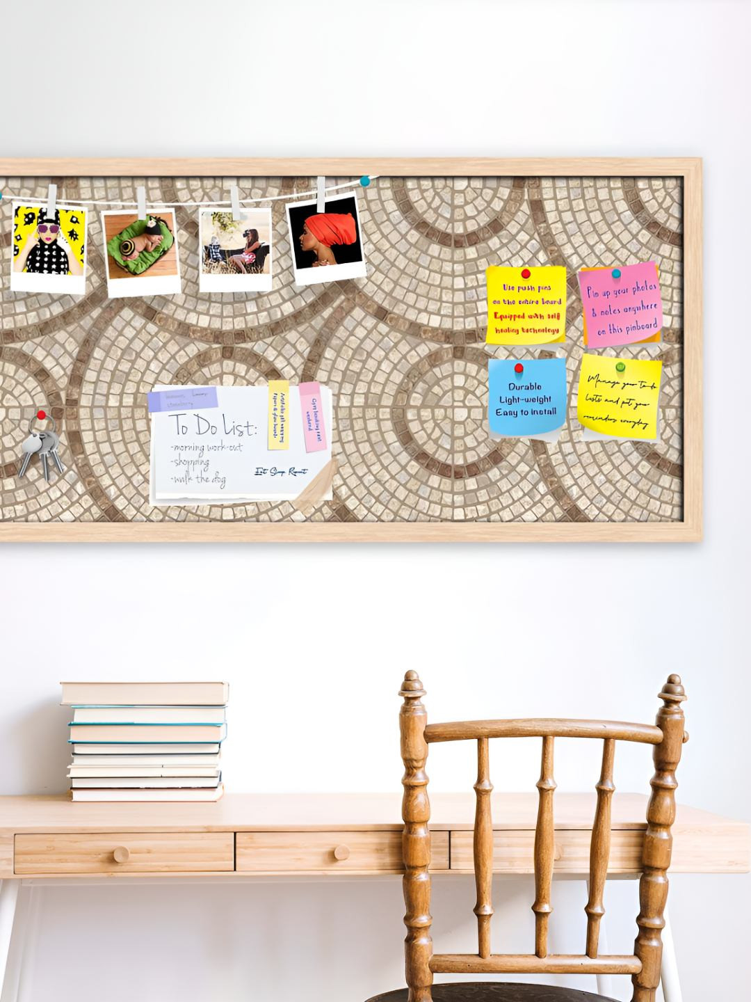 

ArtzFolio Wooden Notice Pin Board, Multi