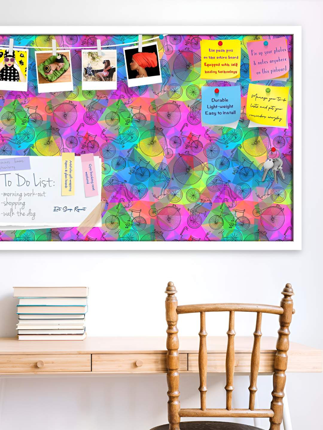 

ArtzFolio Wooden Notice Pin Board, Multi