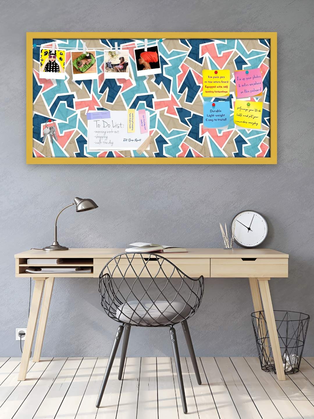 

ArtzFolio Wooden Notice Pin Board, Multi
