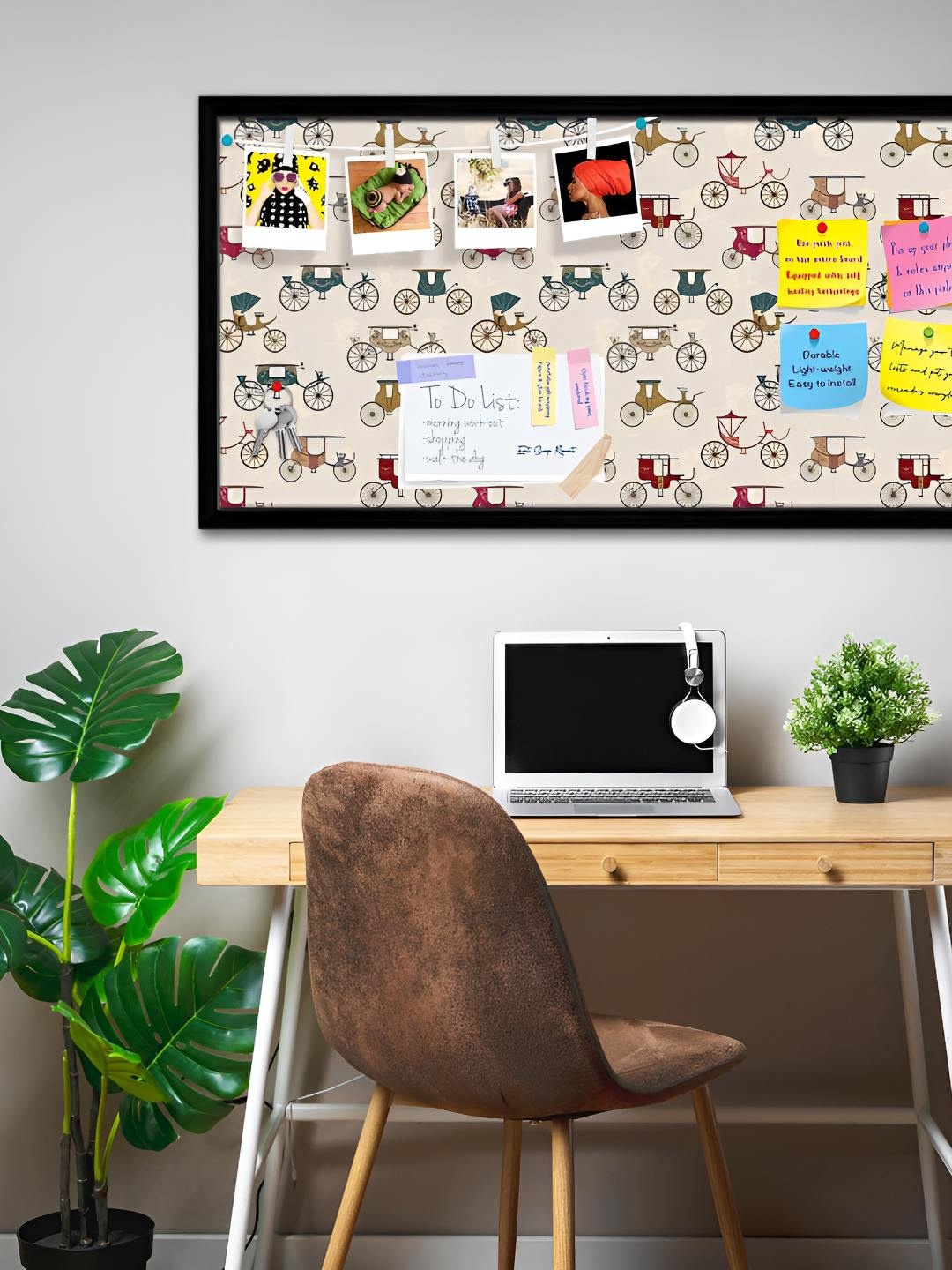 

ArtzFolio Wooden Notice Pin Board, Multi