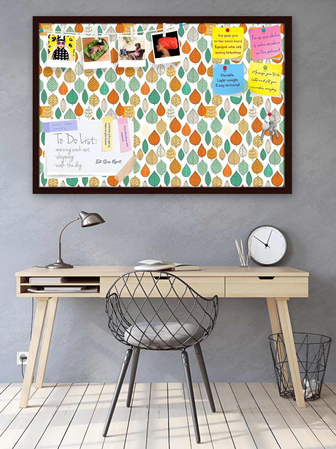 

ArtzFolio Wooden Notice Pin Board, Multi