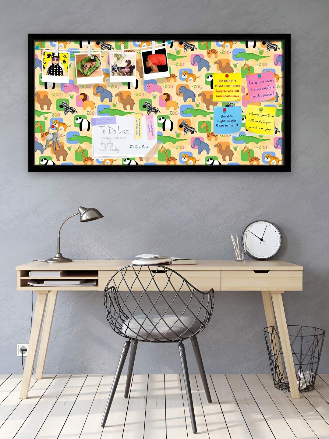 

ArtzFolio Wooden Notice Pin Board, Multi