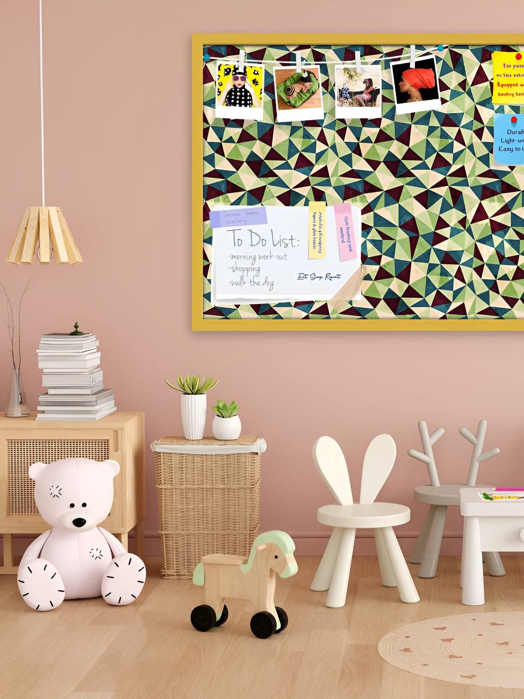 

ArtzFolio Wooden Notice Pin Board, Multi