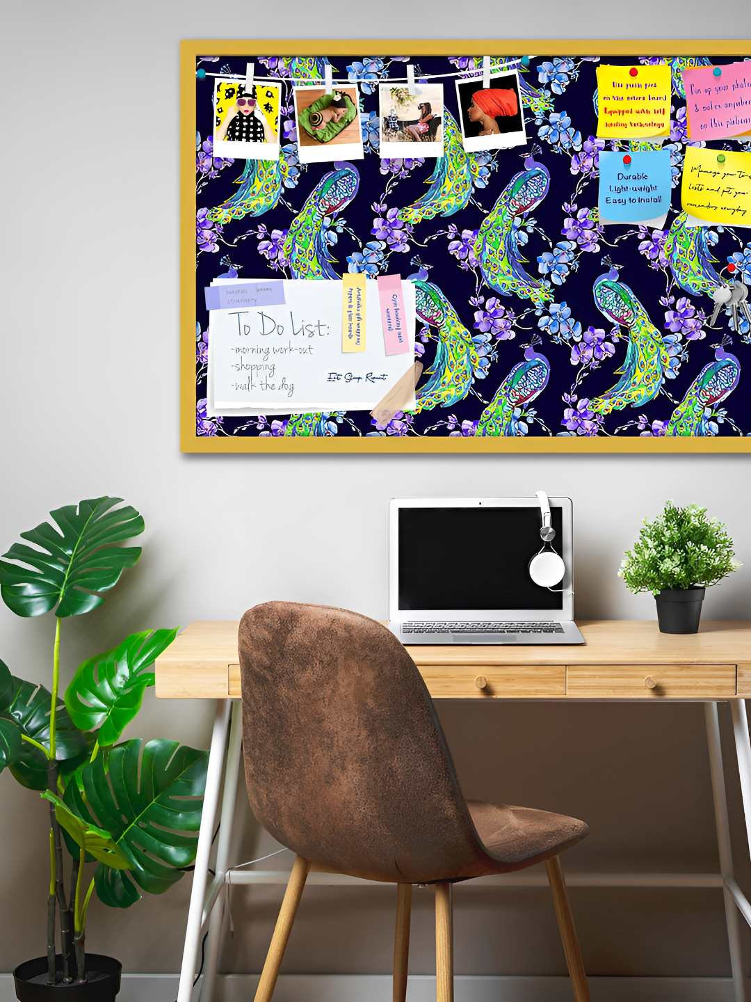 

ArtzFolio Wooden Notice Pin Board, Multi