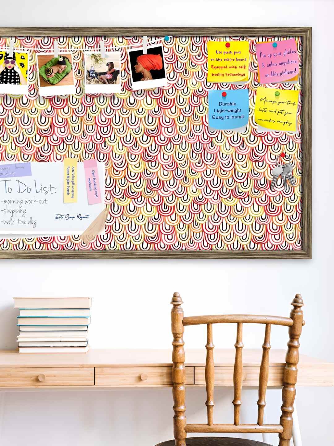 

ArtzFolio Wooden Notice Pin Board, Multi