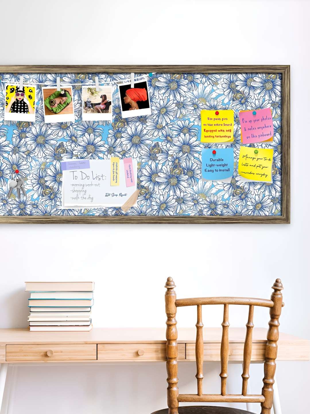 

ArtzFolio Wooden Notice Pin Board, Multi