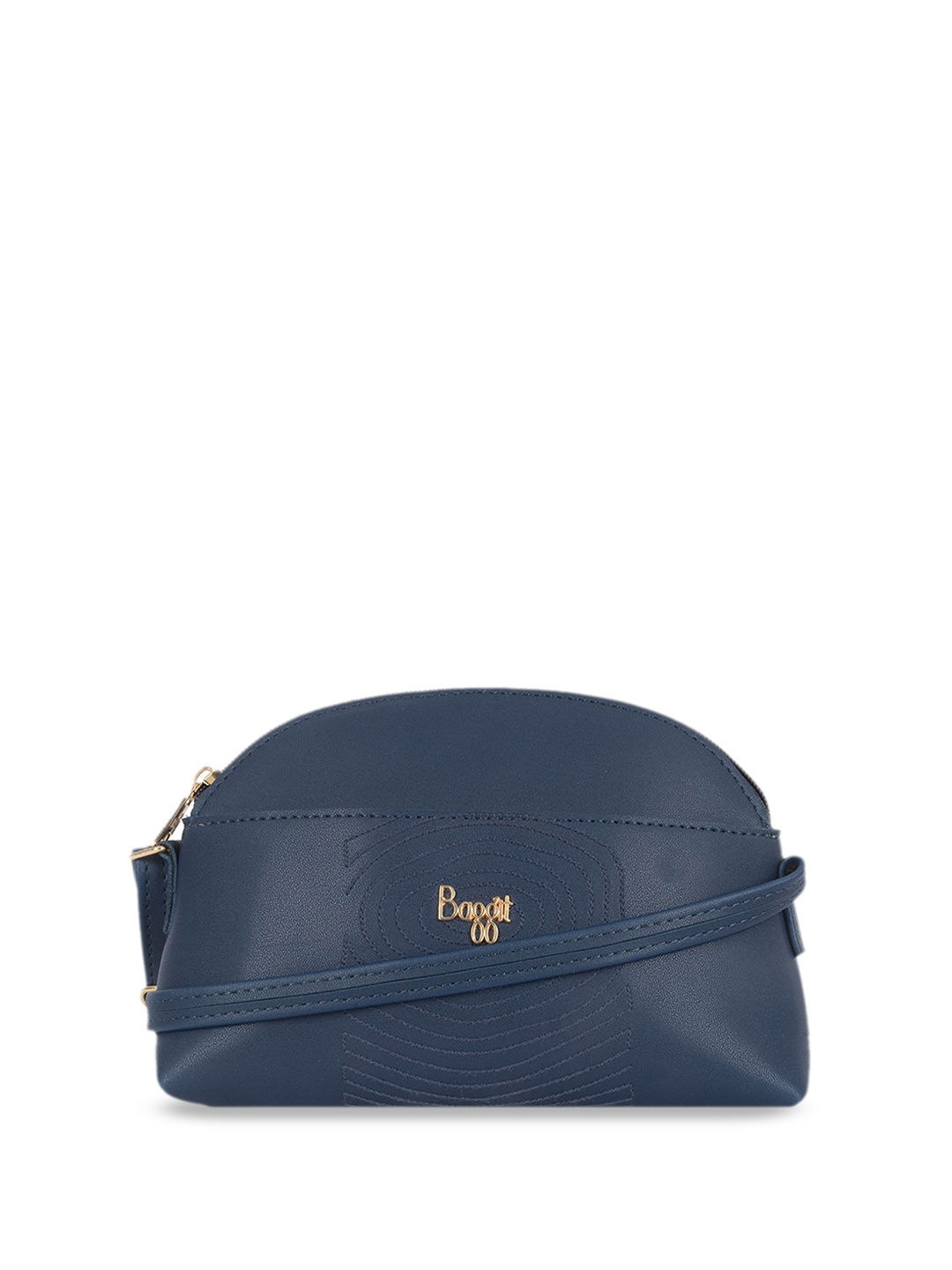 

Baggit PU Structured Sling Bag, Blue