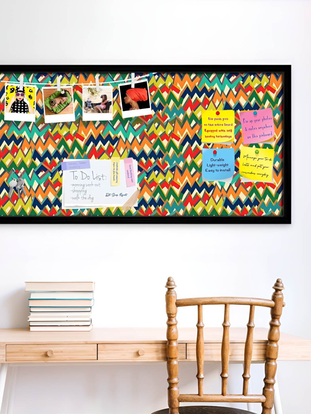 

ArtzFolio Wooden Notice Pin Board, Multi