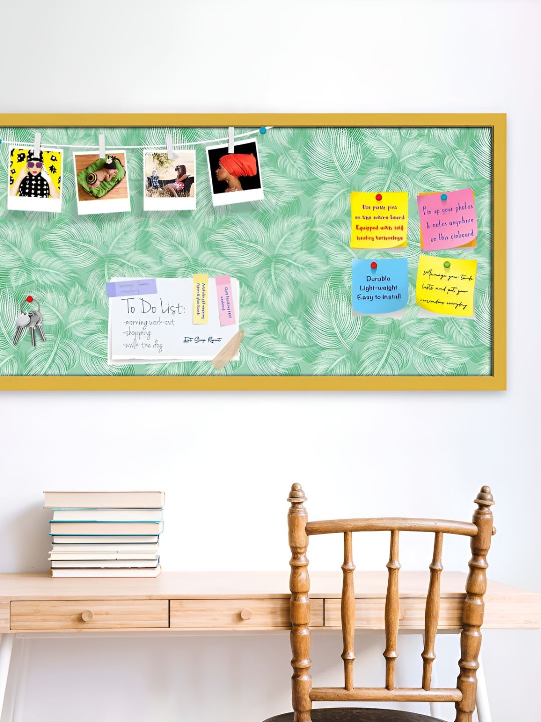 

ArtzFolio Wooden Notice Pin Board, Multi