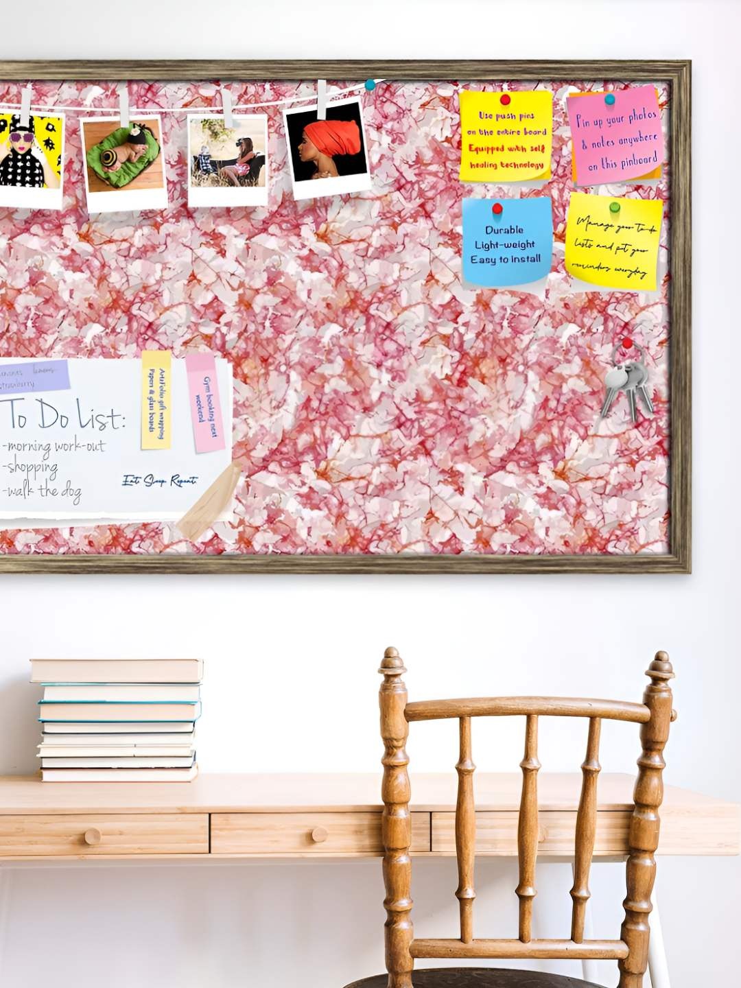 

ArtzFolio Wooden Notice Pin Board, Multi
