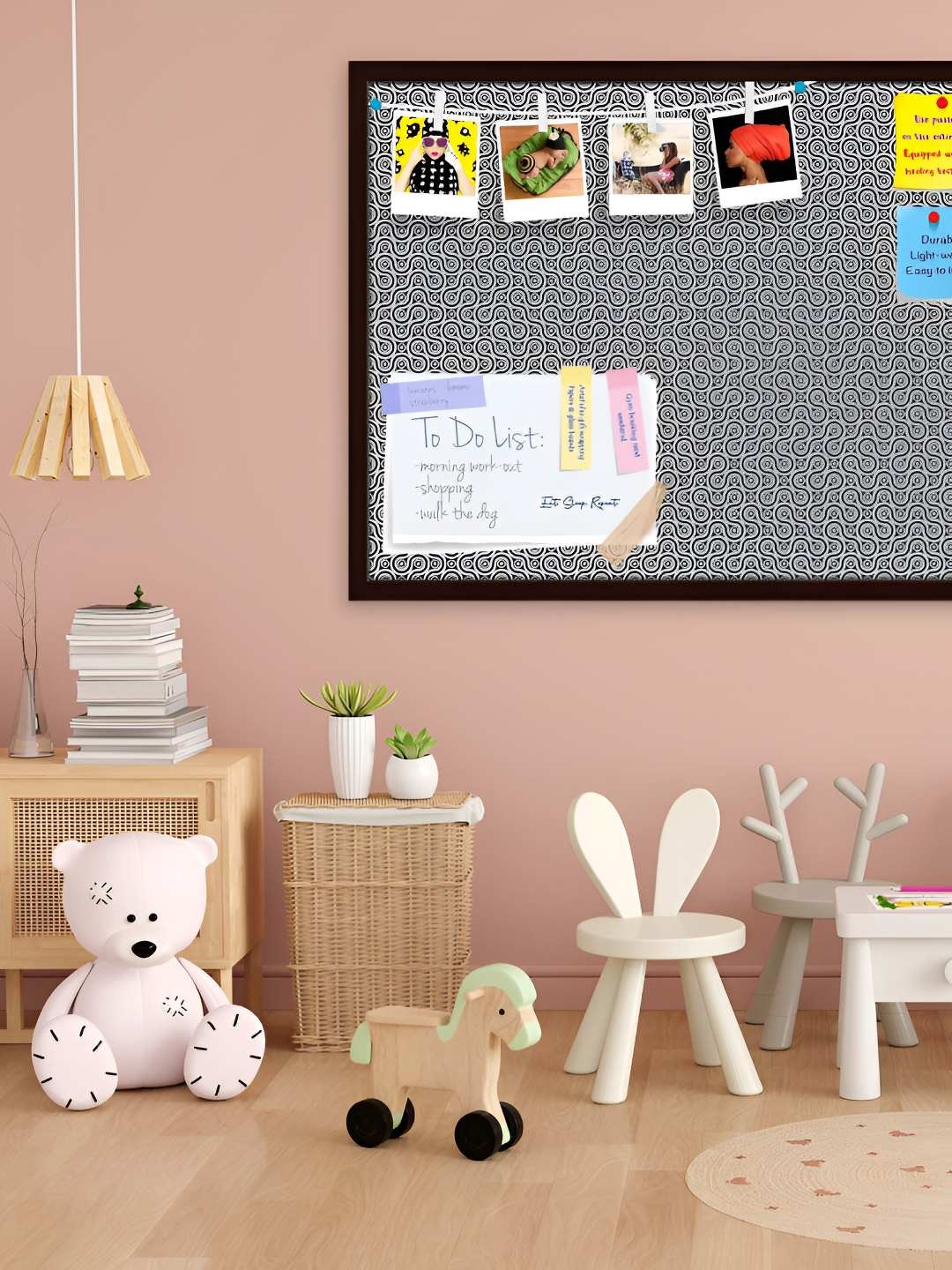 

ArtzFolio Wooden Notice Pin Board, Multi