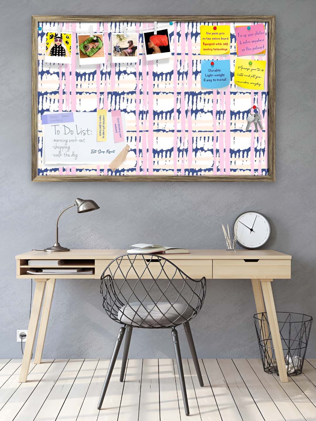 

ArtzFolio Wooden Notice Pin Board, Multi