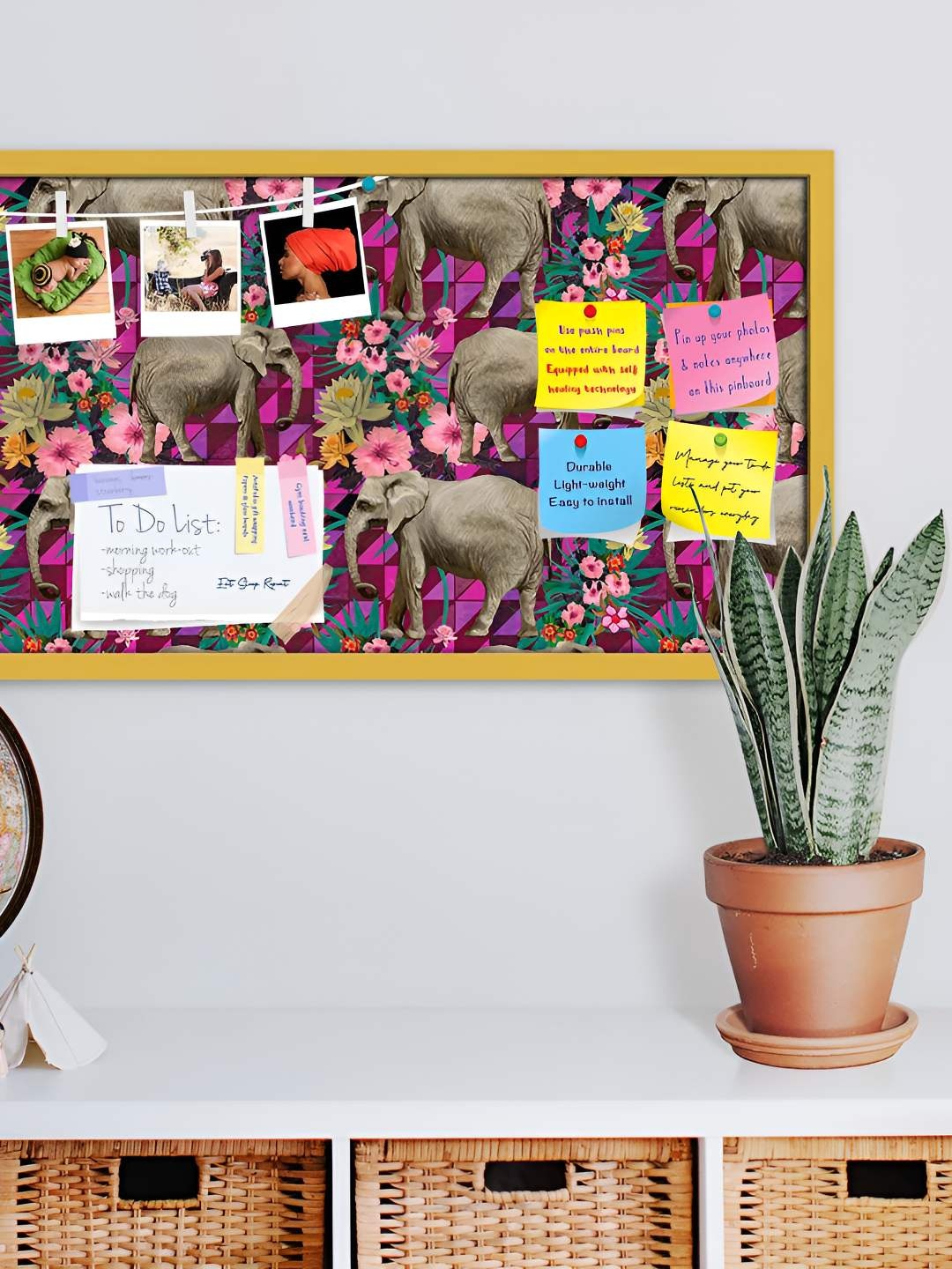 

ArtzFolio Wooden Notice Pin Board, Multi