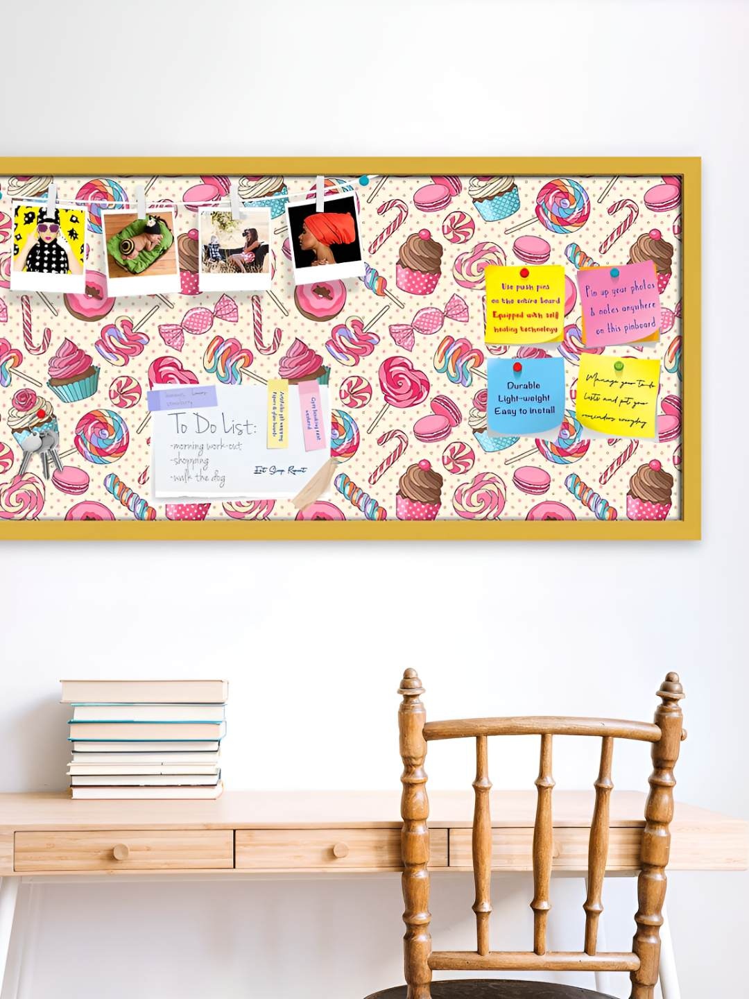 

ArtzFolio Wooden Notice Pin Board, Multi