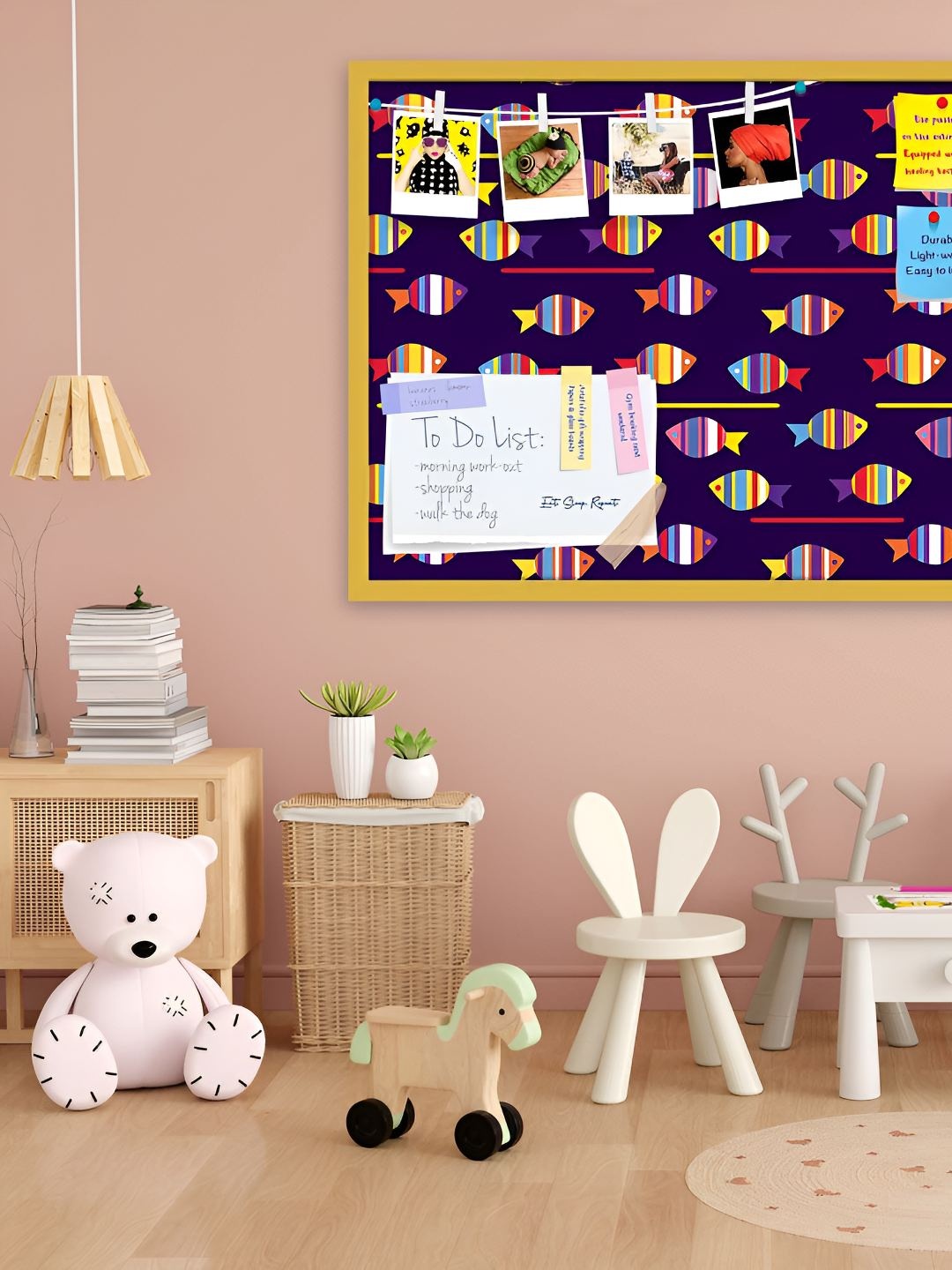 

ArtzFolio Wooden Notice Pin Board, Multi
