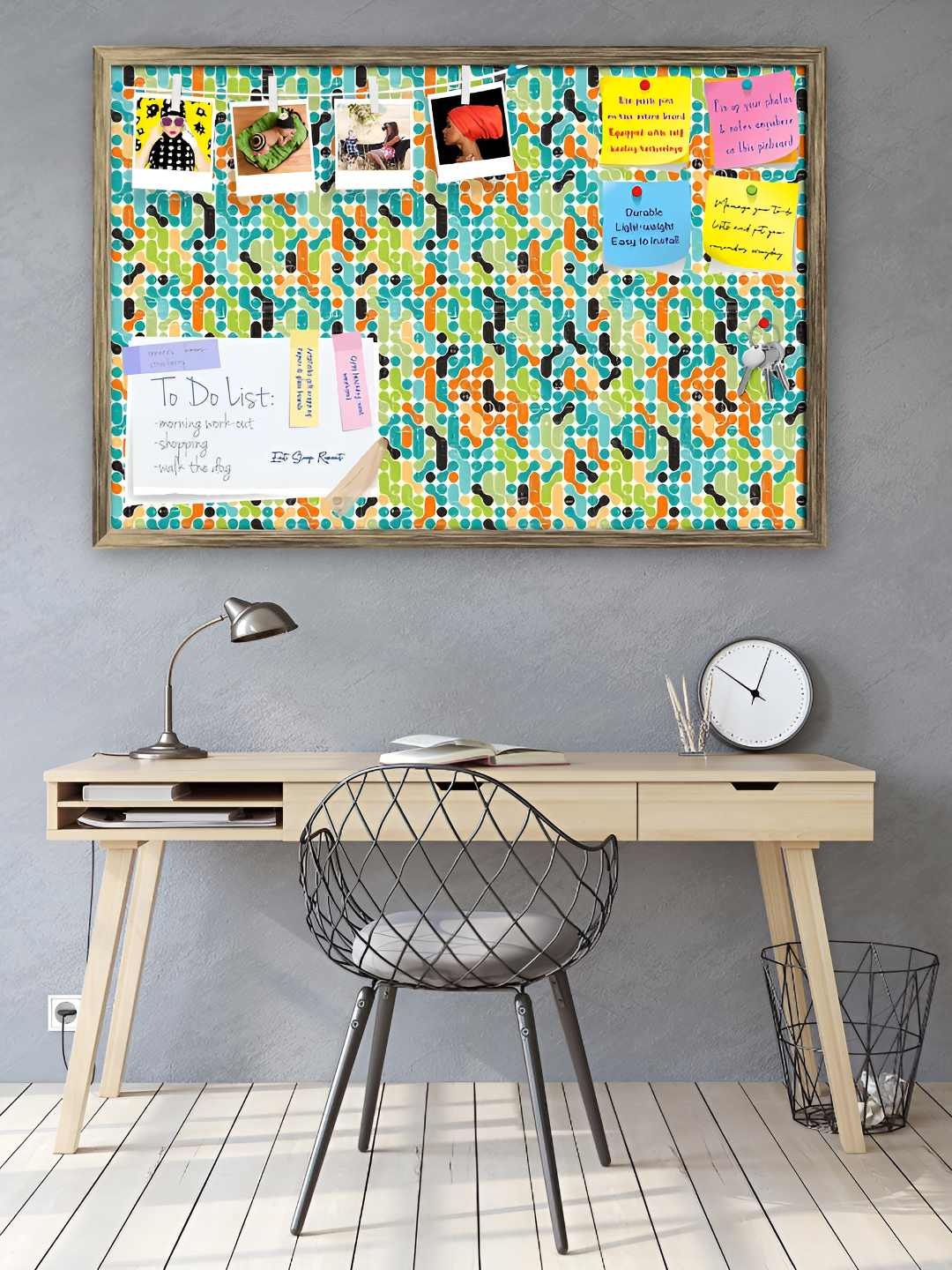 

ArtzFolio Wooden Notice Pin Board, Multi