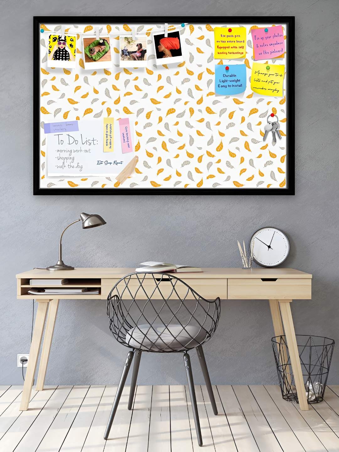 

ArtzFolio Wooden Notice Pin Board, Multi