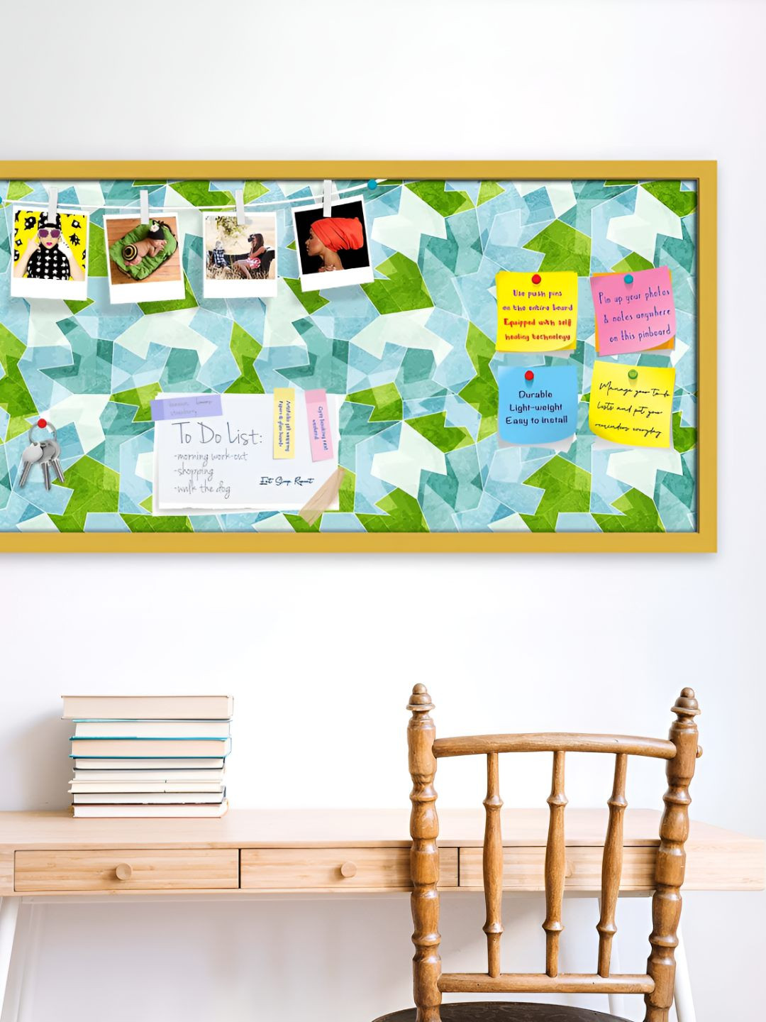 

ArtzFolio Wooden Notice Pin Board, Multi