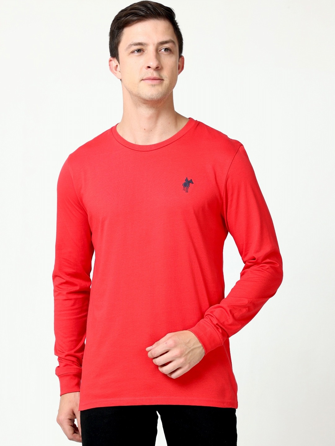 

Masculino Latino Plus Men Applique T-shirt, Red