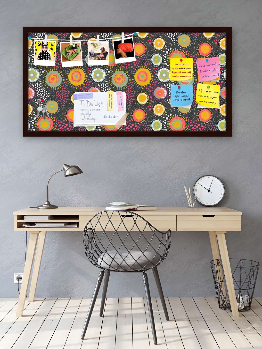 

ArtzFolio Wooden Notice Pin Board, Multi