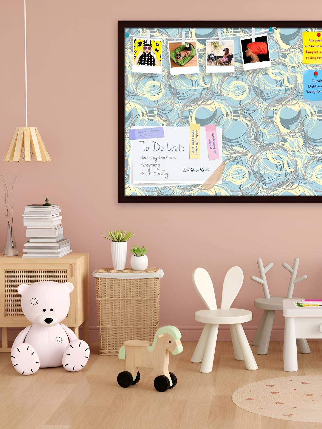 

ArtzFolio Wooden Notice Pin Board, Multi