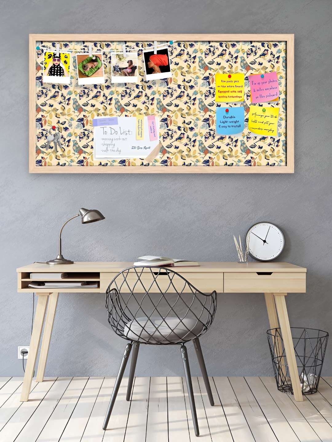 

ArtzFolio Wooden Notice Pin Board, Multi