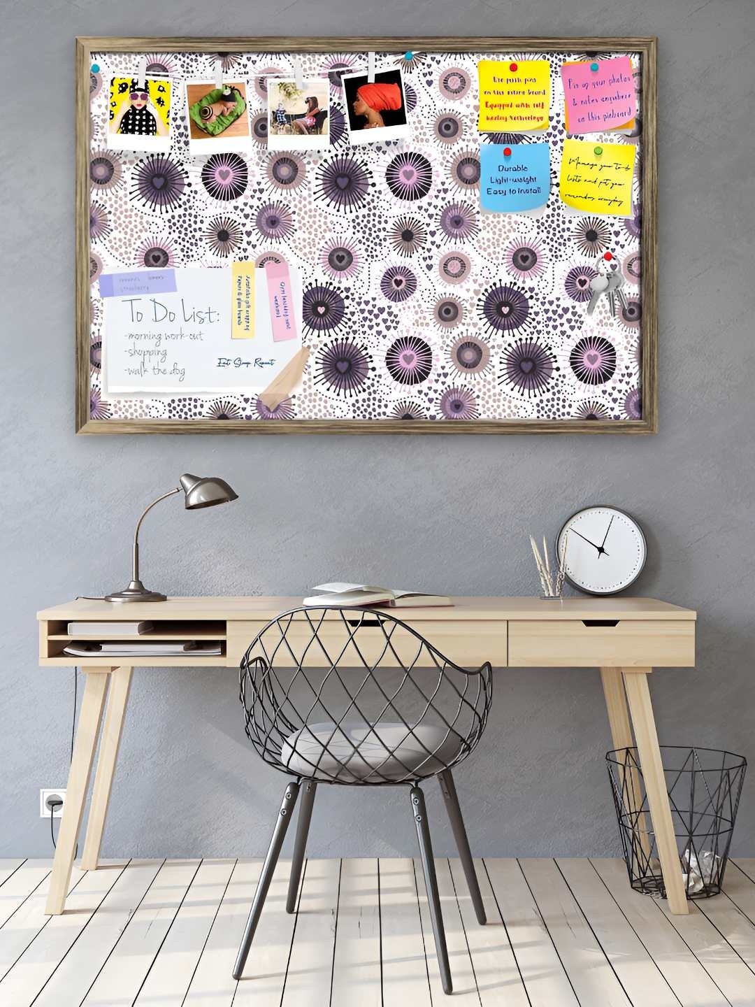 

ArtzFolio Wooden Notice Pin Board, Multi