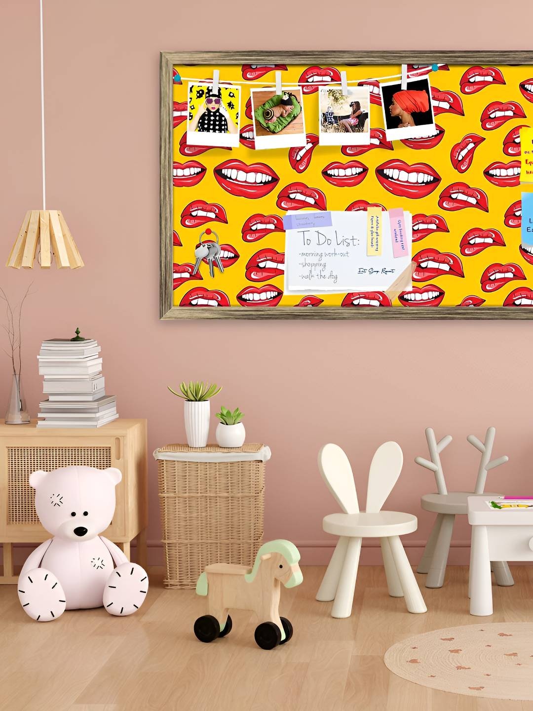 

ArtzFolio Wooden Notice Pin Board, Multi