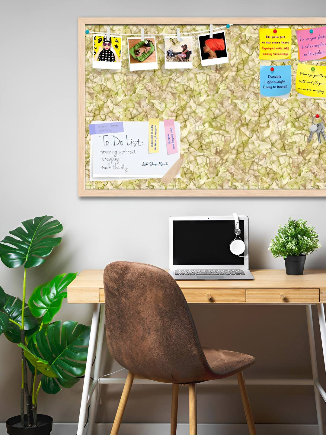 

ArtzFolio Wooden Notice Pin Board, Multi