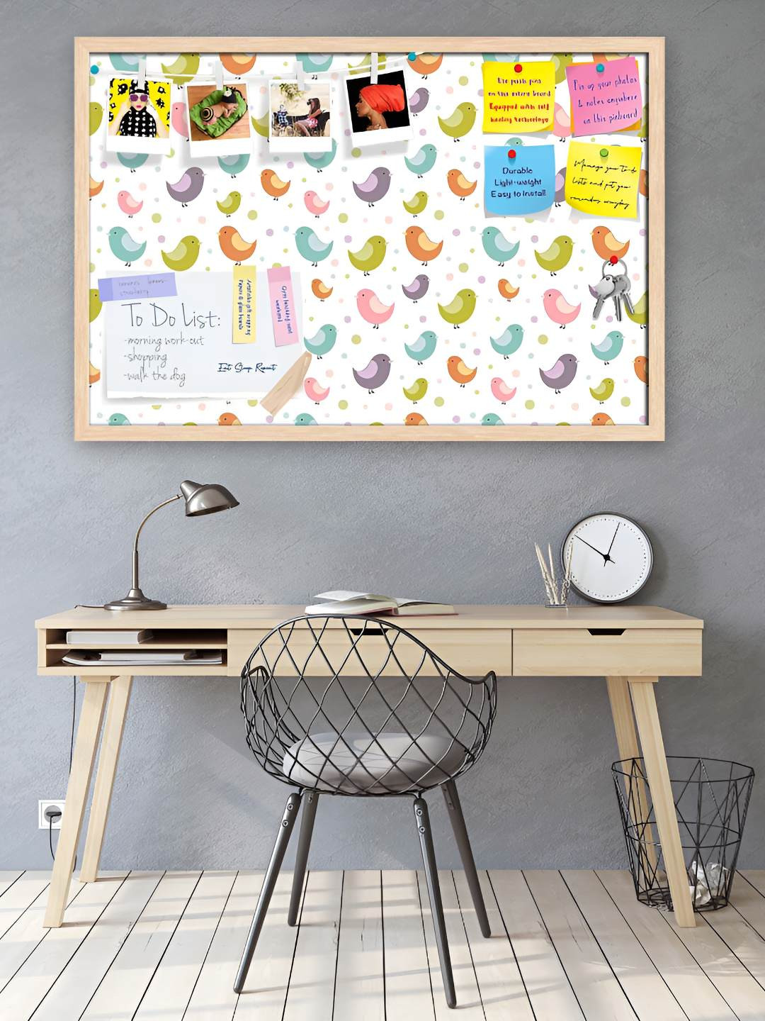 

ArtzFolio Wooden Notice Pin Board, Multi