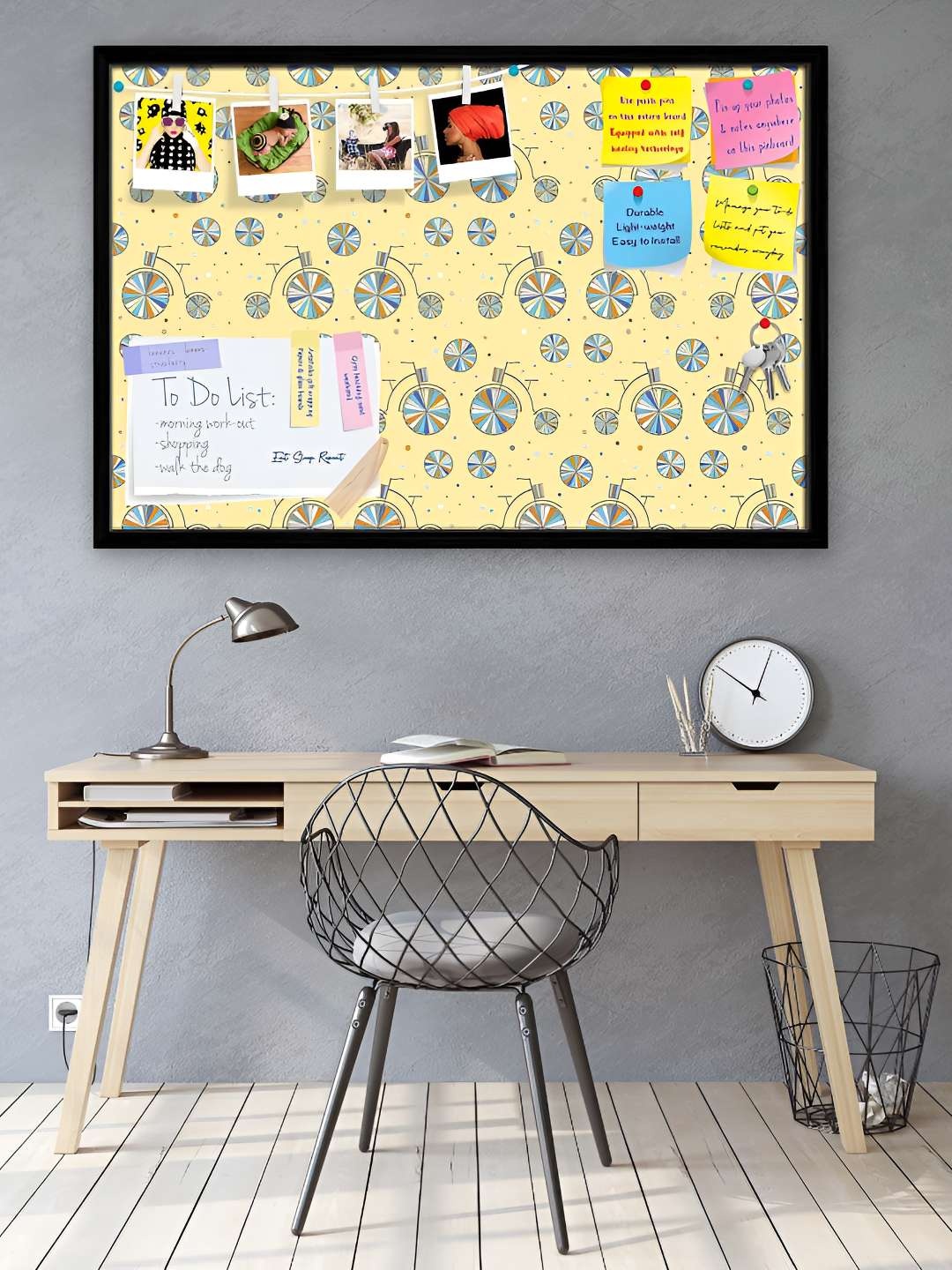 

ArtzFolio Wooden Notice Pin Board, Multi