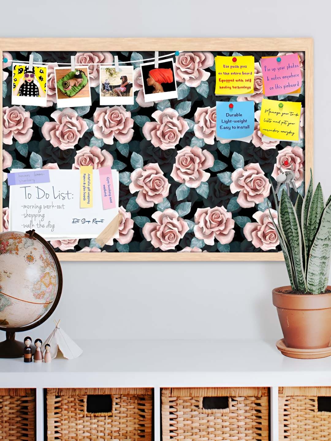 

ArtzFolio Wooden Notice Pin Board, Multi