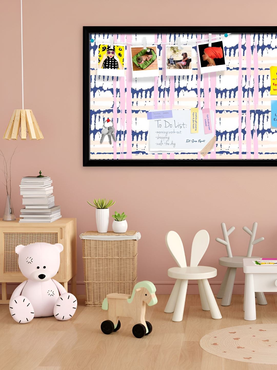 

ArtzFolio Wooden Notice Pin Board, Multi
