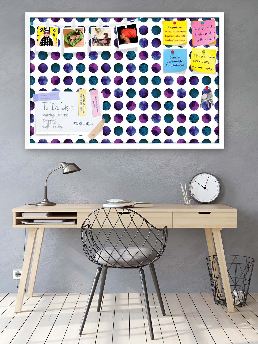 

ArtzFolio Wooden Notice Pin Board, Multi