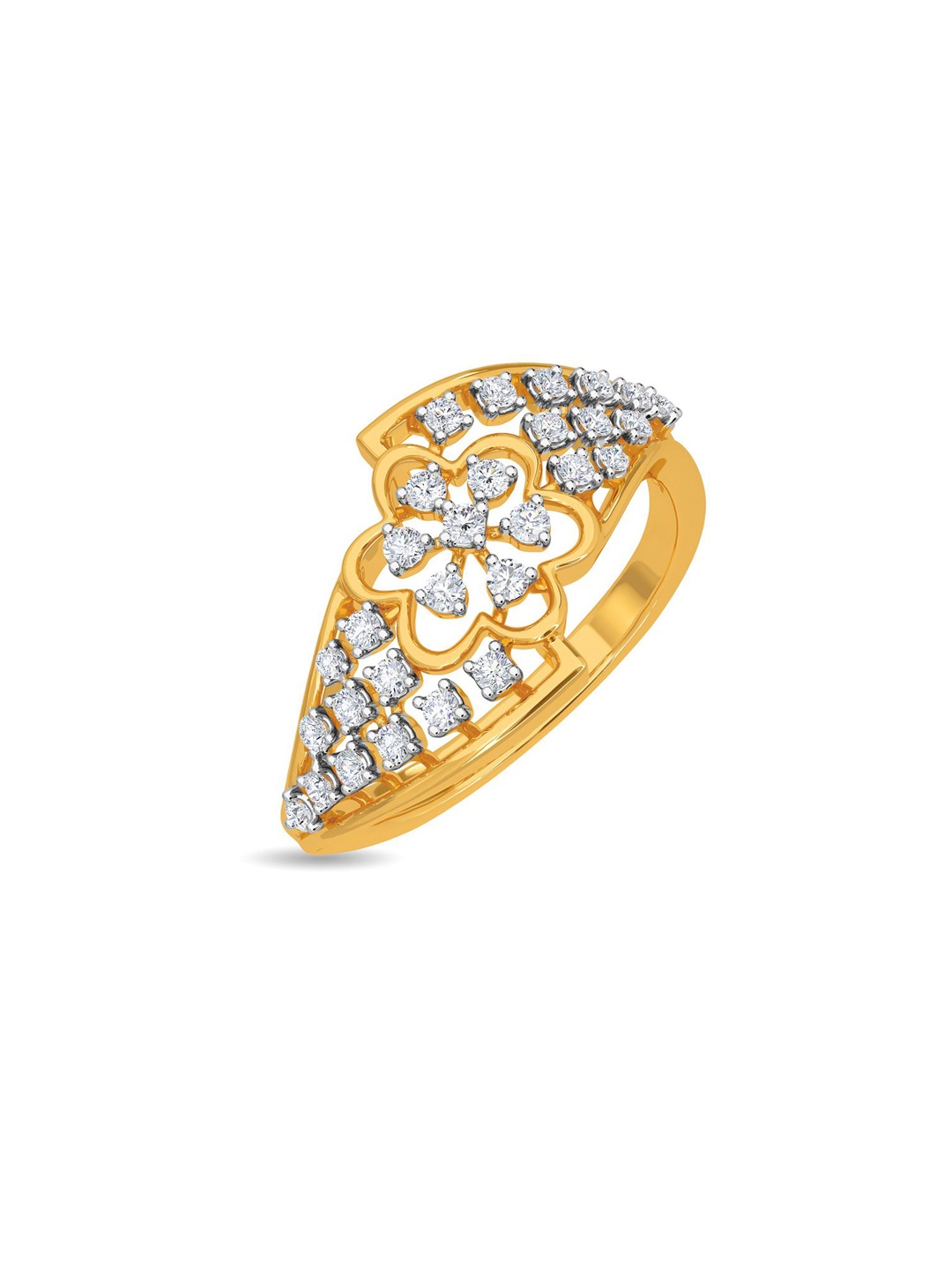 

KISNA DIAMOND AND GOLD JEWELLERY 18KT Finger Ring Diamond-2.53g