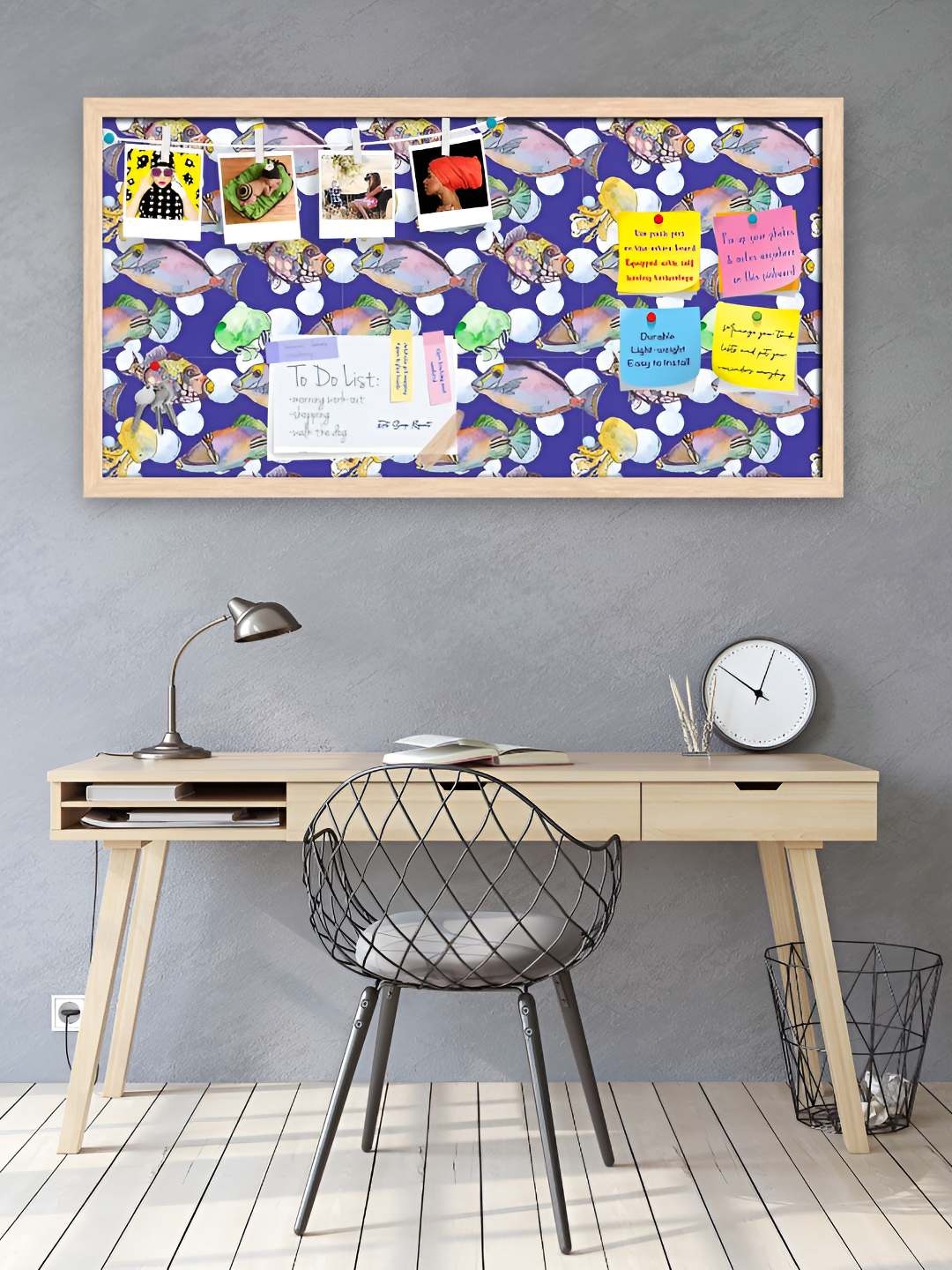 

ArtzFolio Wooden Notice Pin Board, Multi